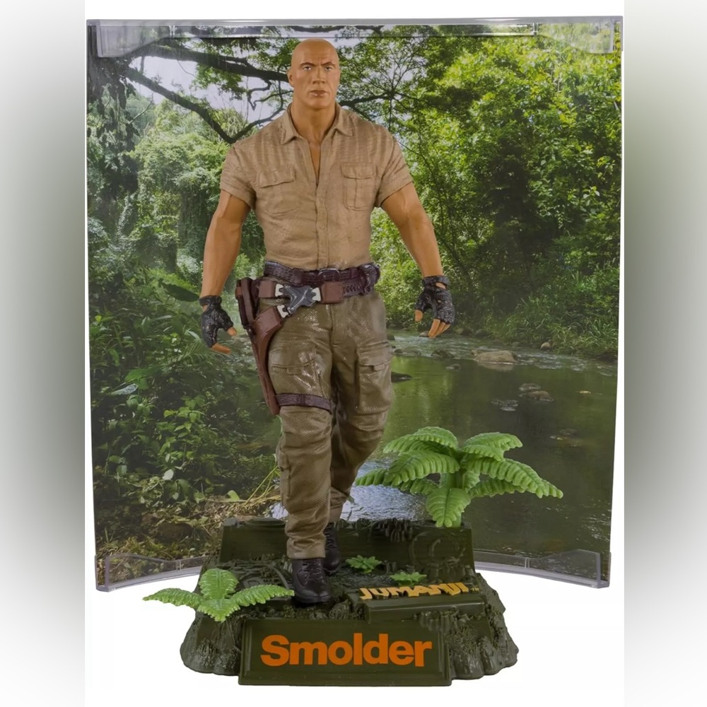 McFarlane Toys - Movie Maniacs Smolder (Jumanji) 6” Posed Figure
